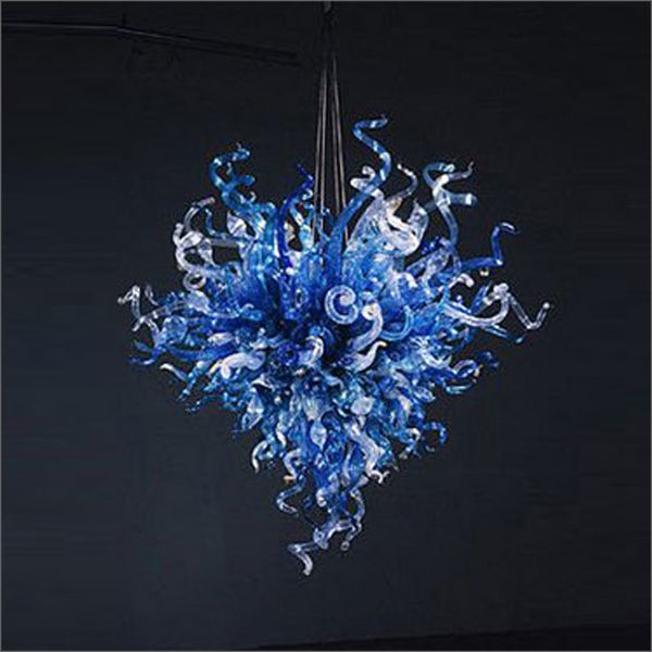 

2019 new arrival mouth blown glass chandelier lightings flower designed handmade blown glass pendant lights for l lobby decor