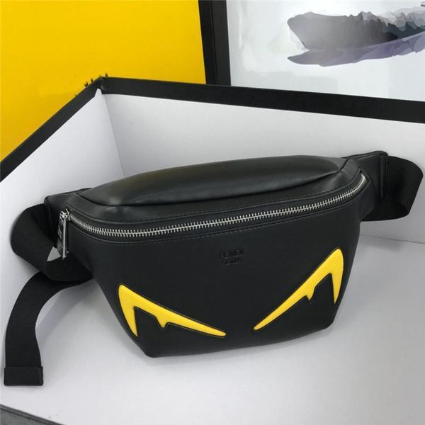 

designer waist bags fd monster eye fanny pack 19108# real leather bumbag sport travel bags belt bags classic style luxury handbags pursea7a#
