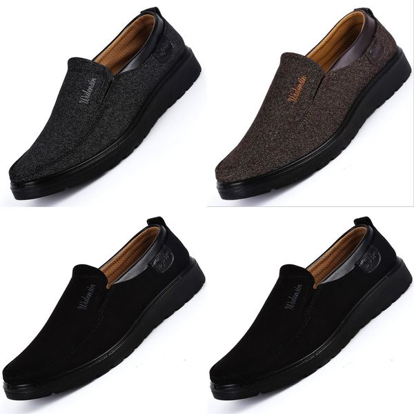 

new brand men casual shoes spring breathable soft bottom super light casual men shoes fashion designed mens shoes, Black