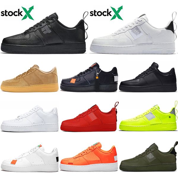 

discount one 1 dunk women men flyine running shoes utility white black trainer sport skateboard platform sneakers stock x shoes 36-45
