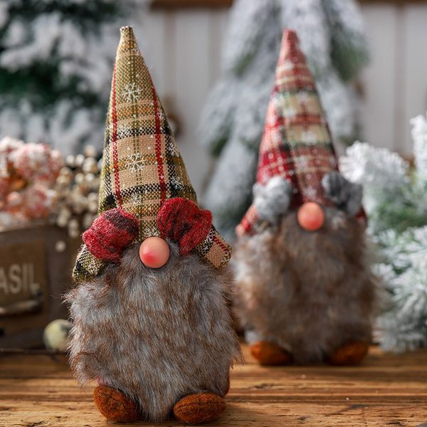 

xmas new year decoration ornament christmas items swedish gnome santa claus figurine nordic plush dwarf doll christmas gift toys