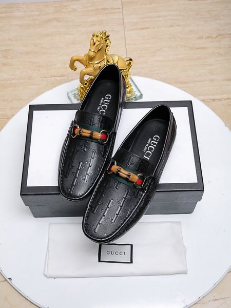 

high-end luxury triple fashiondesigner men's brand formal dress party casual shoes platform business office shoes wedding men's sh, Black