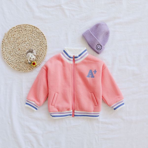 

2019 winter casual cartoon clothes solid letter sweatshirt for girls fashion children's sweatshirt, Black