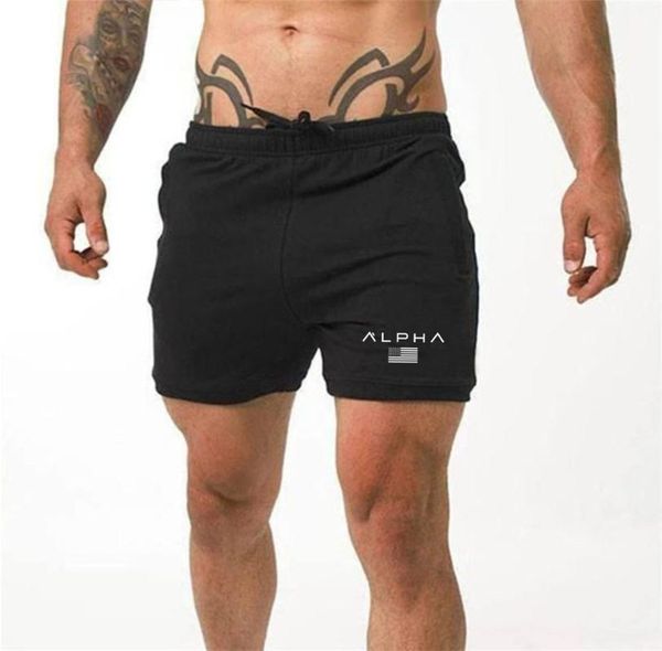 

new dry fit jogging gym shorts men sport fitness breathable short pants male tennis basketball soccer training running shorts, Black;blue