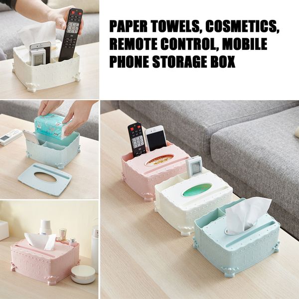 

tissue storage box tv air conditioner storage box multifunction multi-function tissue beautiful and compact #g8