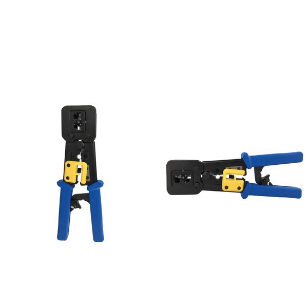 

2x щипцов rj45 обжимной cable stripper сеть rj11 нажатие клещи