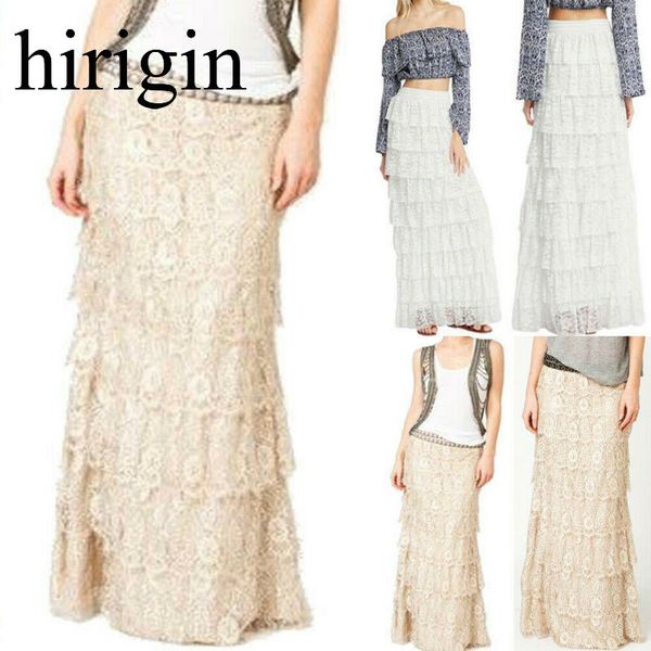 

fashion 2020 women tulle skirts fashion elastic high waist mesh tutu skirt pleated long skirts midi skirt, Black