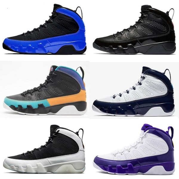 

2019 fashion jumpman 9 men basketball shoes 9s unc la bred space jam tour blue black anthracite sports trainers sneaker size 7-13