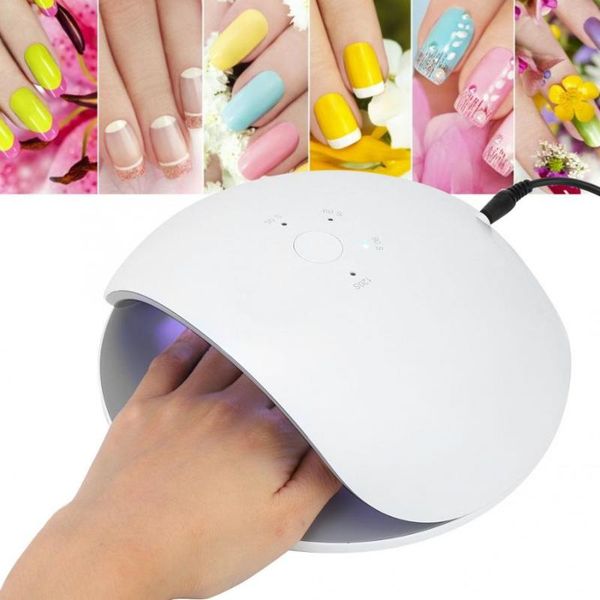 

48w nail lamp uv led gel nail polish dryer smart quick drying manicure art machine 26pcs lamp beads 100-240v