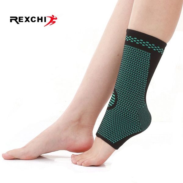 

1 pc fitness gym ankle support elastic bandage protective gear foot wraps brace weighting for legs sports safety weightlifting, Blue;black