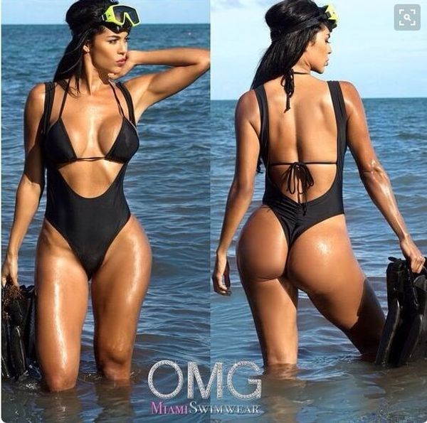 

4mmhs 2019 printed female back-leaking belly-covering neck-hanging sling 2019 bikini printed female back-leaking belly-covering ne, White;black