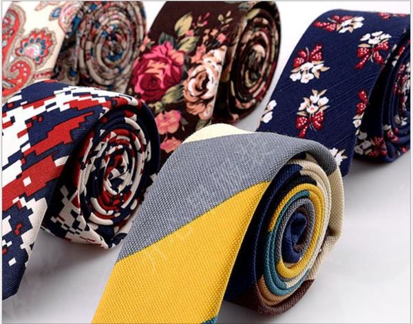 

5 cm series fashionable men's korean ties and cotton fashion ties, Blue;purple