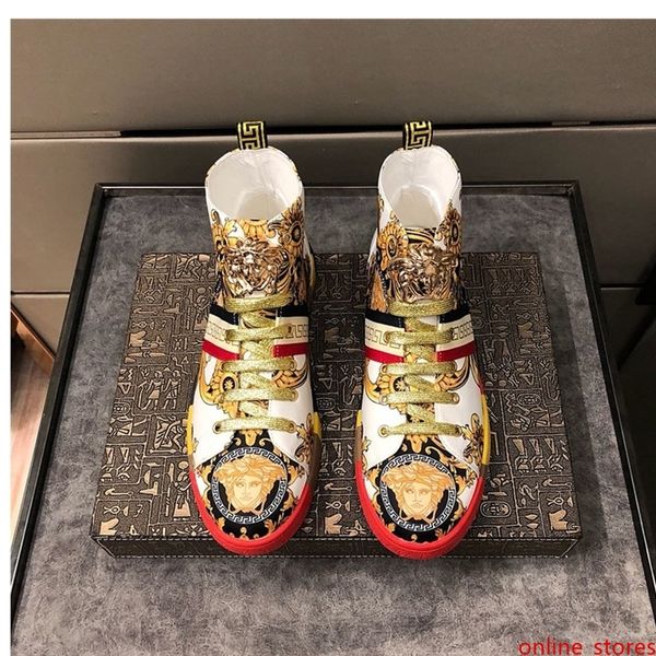 

2019tf new men s casual sports shoes high to help camouflage luxury men s travel sports shoes original packaging fast delivery