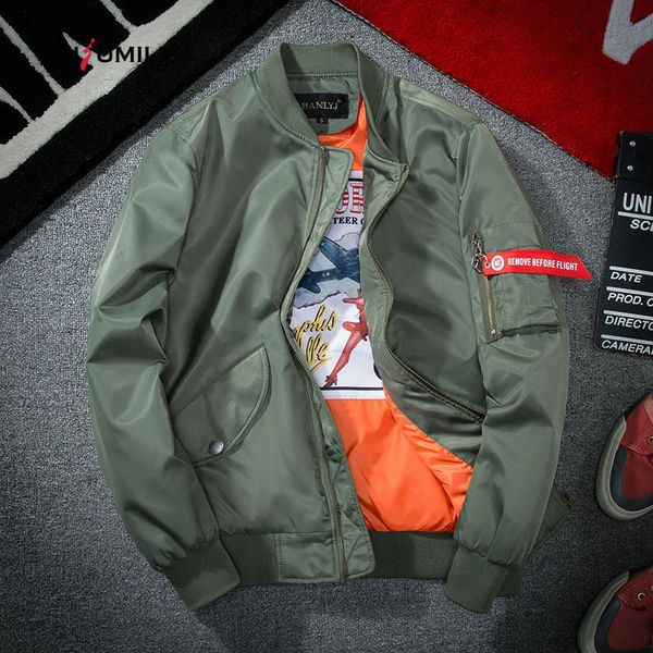 

lusumily 2019 spring bomber jacket women outwear usa flight pilot jackets female coat college outerwear coats, Black;brown