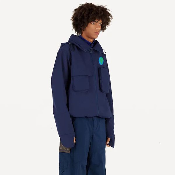 

9696 куртки темно-синей весна осень кулиска zipper hoodie карман куртка мужчины женщина открытая повседневная улица пальто outwear, Black;brown