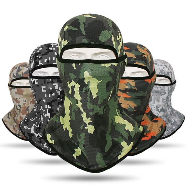 

multicam cp camouflage face mask balaclava ciclismo mask bike bandanas helmet liner cycle sports outdoors cycling bicylce sport, Black