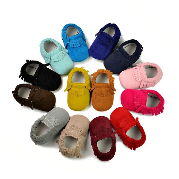 2019 Cute Baby Shoes Boy Girl Comfort First Walkers Leather Sofe