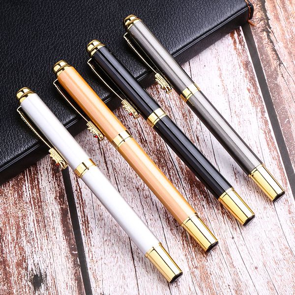 

novelty business gel pen luxury cute office school supplies material cool kawaii stationery item thing gold goods stationary bts