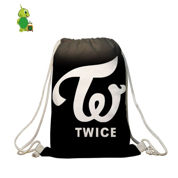 Drawstring Backpack TWICE Bags