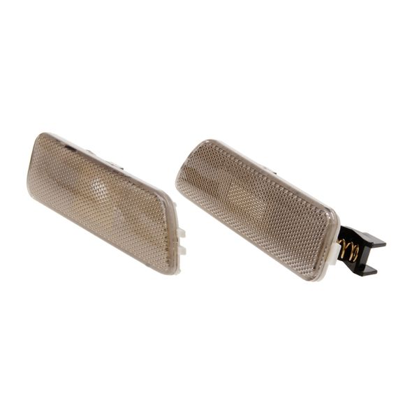 

2pcs car front bumper side marker turn signal light lamp a6he