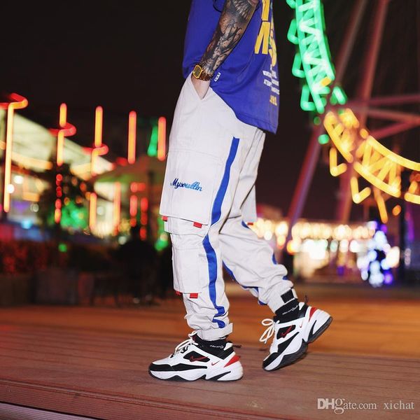 

неколко каѬман мђжки ан моделеѬ sweatpants streetwear аѬоваѬ поведневного joggers, Black