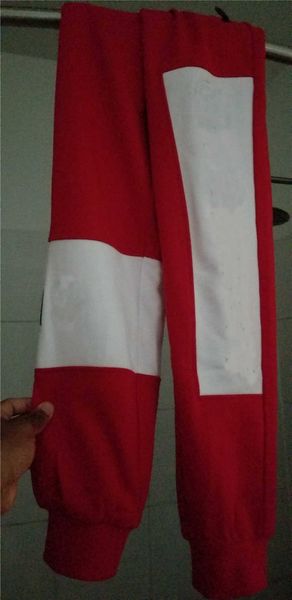 

модные мужские дизайнерские спортивные штаны бренд брюки бегунов повседневный стиль вышивка боковые буквы drawstring мужчины бренд спортивны, Black