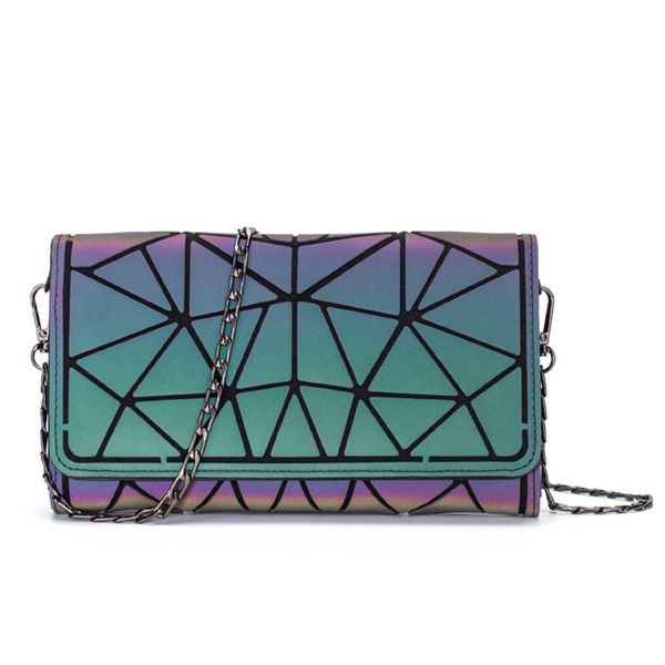 

сумки нового luminous crossbody сумки женщина цепь плечо сумка женщина геометрической сумки кошелек дама тотализатор сцепление