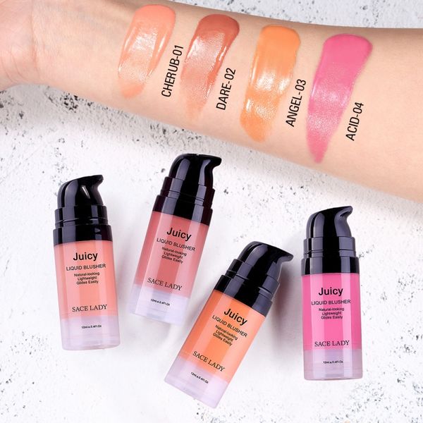 

makeup liquid blush natural cheek blusher long lasting face rouge make up