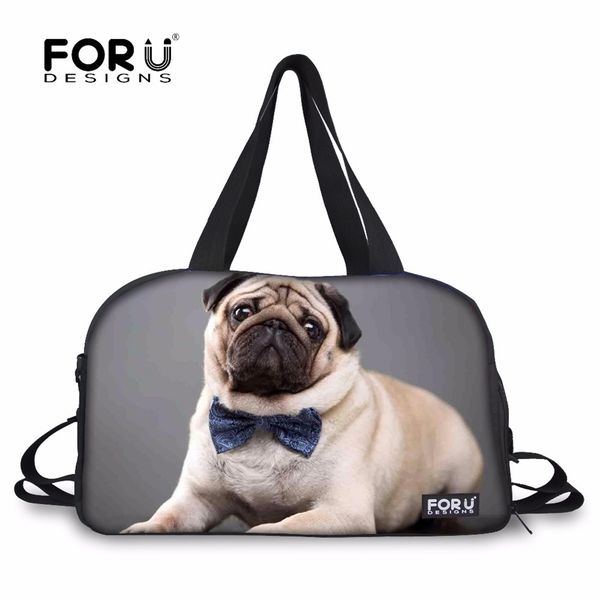 2019 Forudesigns Sport Bag Woman Yoga Mat Bags Cute French Bulldog