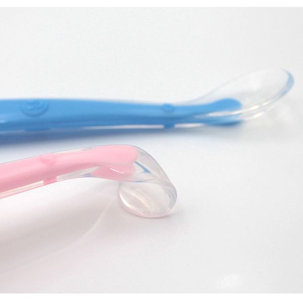 

rosiky baby soft silicone feeding spoon baby spoon tableware infant soft baby flatware feeding spoon