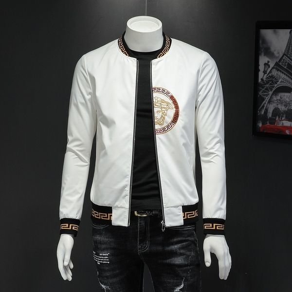 

mens versace mens дизайнер одежды осень / зима безупречное качество мужские куртки осень человек куртки вышивка и изысканный пальто модно и, Black;brown