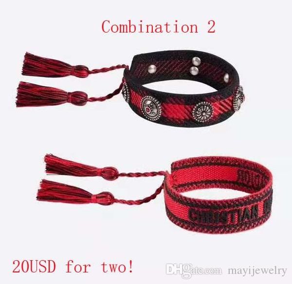 

db12 2020 new arrival fine fashion accessories d letter bracelet for women gift have diffferent styles choose dispatch organization, Golden;silver