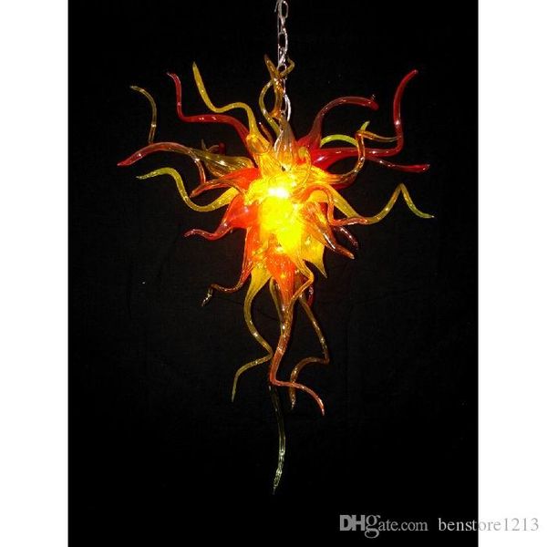 

custom light chandelier and small bed room lights style hand blown glass mini chandelier for home decorations