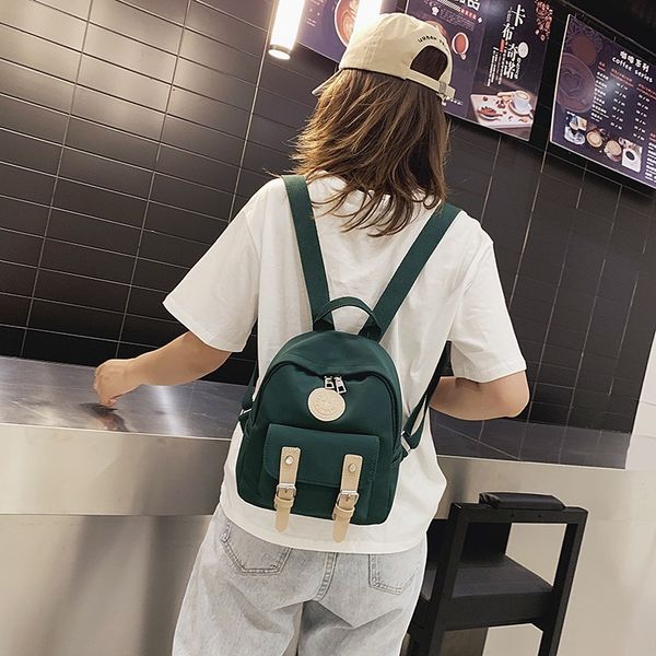 

girls small backpack new small fresh mini backpack nylon cloth cute sweet bag female student bag fashion wild