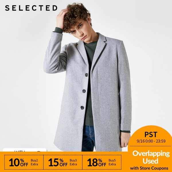 

wool cashmere woolen coat s|418427506, Black