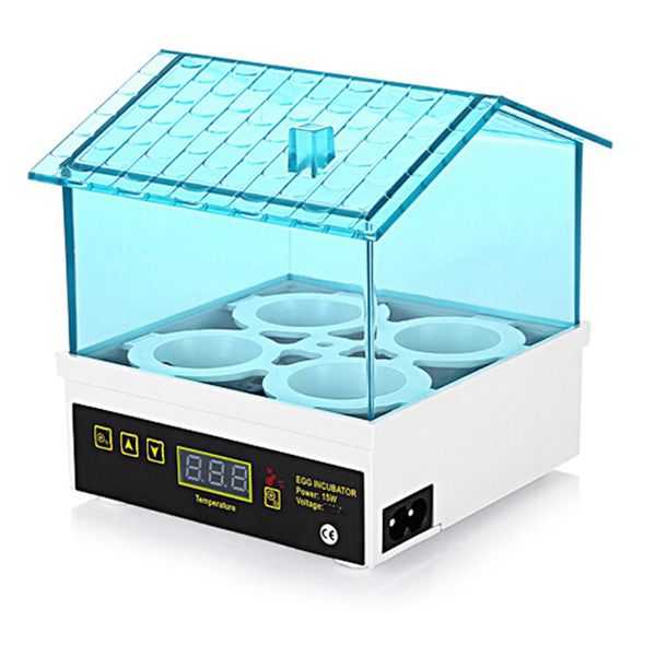 

4 eggs digital temperature small brooding hatchery incubator incubator with us plug pet farm products supplies