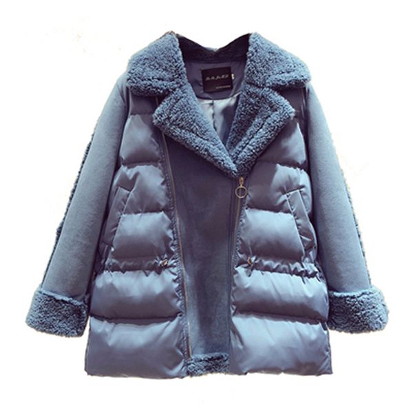 

down jacket female short paragraph 2019 winter new fashion trend casual down jacket female, Black