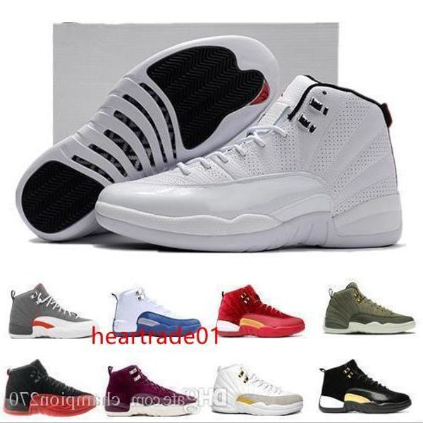 

box12s with new wntr gym red michigan mens basketball shoes the master flu game taxi 12 men sport sneakers designer trainers shoe us 7-13