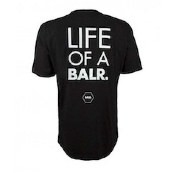 

2020 men's t shirts balr street tide brand short-sleeved round neck loose short-sleeved cotton men's personality men's t-shir, White;black