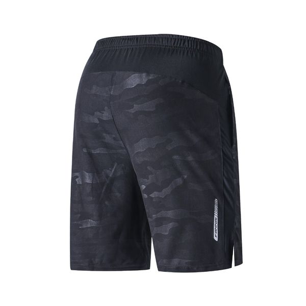 

fannai running shorts men sports jogging shorts zipper pockets quick dry men's gym men sport gyms short pant, Black;blue
