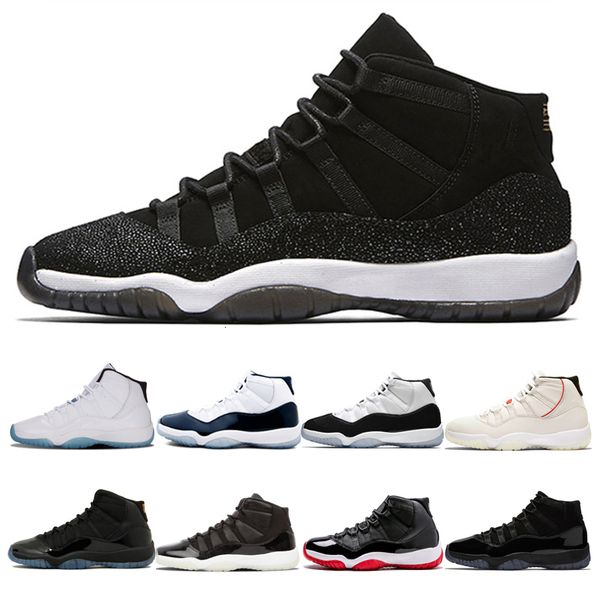 

prm heiress concord 45 11 basketball shoes 11s mens womens platinum tint midnight navy gym red legend blue space jam designer sneakers