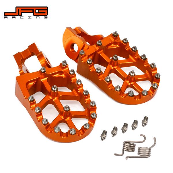 

motorcycle foot pegs footpegs pedals for sx125 sxf xcf 350 450 16-17 sx exc excf xc xcf xcw 125 250 300 350 450 500 2017