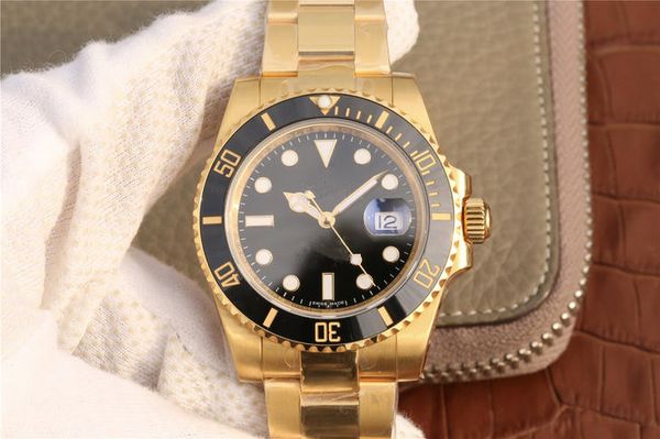 

N роскошные часы с позолоченными часами (толщиной 11 мкм) ETA2836 с автоматическим механическим механизмом из сапфирового стекла водонепроницаемые мужские часы