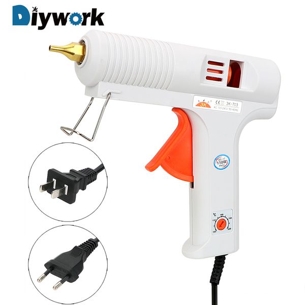 

diywork rapid heating up constant temperature muzzle diameter 11mm melt glue gun craft repair tool temperature adjustable