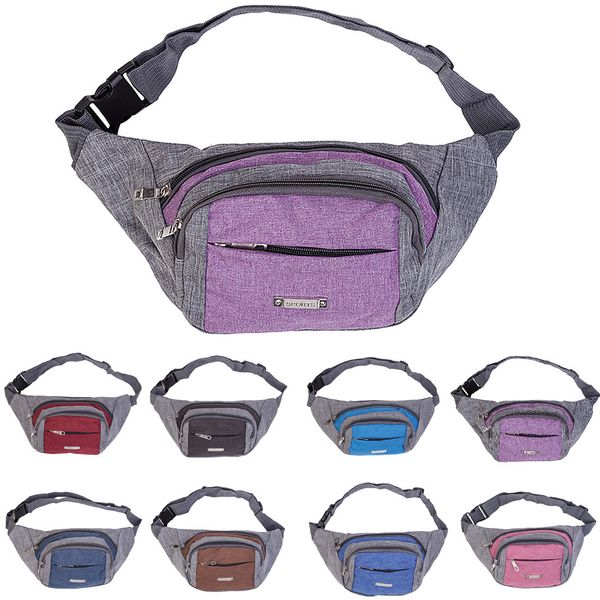 

men and women simple leisure fashion oxford sport fitness waist packs outdoor sport waist bag bolsa cintura for man and woman