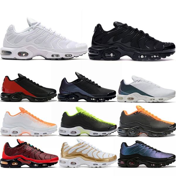 

2020 tn plus ultra se new bred mercurial running shoes men laser fuchsia hyper crimson mens chaussures athletic sports sneakers size 40-46