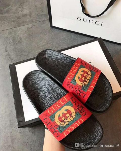 

2018 mens and womens fashion 10mm satin slide flats slide sandals with web bow summer outdoor beach flat flip flops adults slippers+box, Black