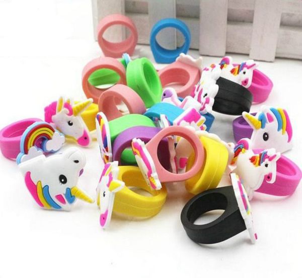 

Милый Мультфильм Единорог Кольцо Единорог День Рождения Сувениры Поставляет Дет