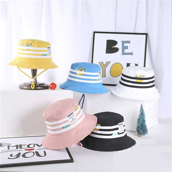 

детские hat детские для девочек для мальчиков bucket hat весна лето открытый рыбака дети детские шапки для новорожденных малышей пляж sun ca, Yellow