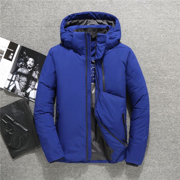 

new arrival men down jacket winter parkas men's white duck down coats feather liner thick warm jackets 807, Black